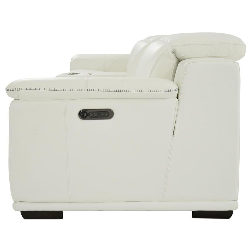 Davis 2.0 White Home Theater Leather Seating with 5PCS/2PWR  alternate image, 4 of 12 images.