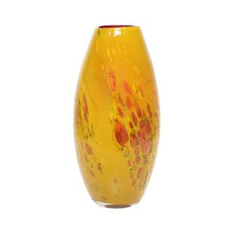 Splash Yellow Large Glass Vase