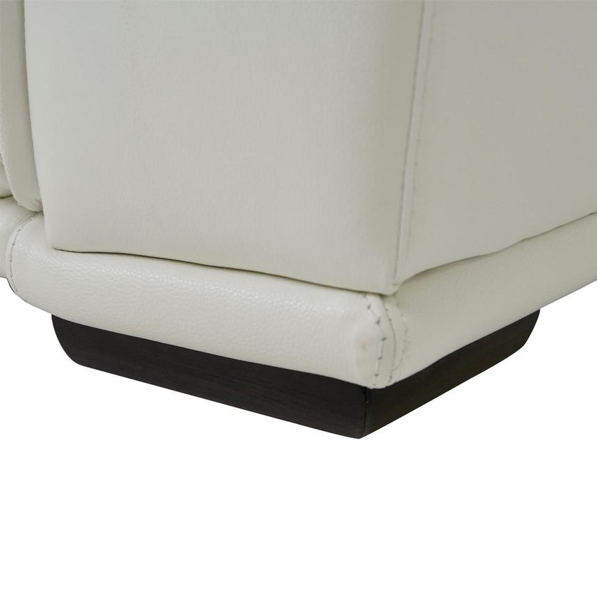 Davis 2.0 White Leather Power Reclining Sectional with 5PCS/2PWR  alternate image, 9 of 10 images.