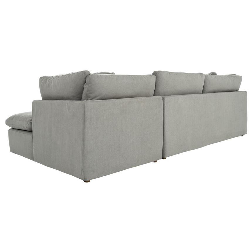 Neapolis Gray Corner Sofa w/Right Chaise  alternate image, 4 of 6 images.