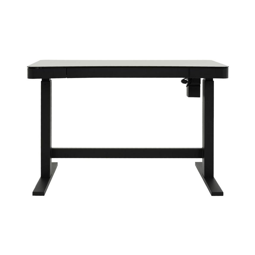 AshFord Black Standing Desk | El Dorado Furniture