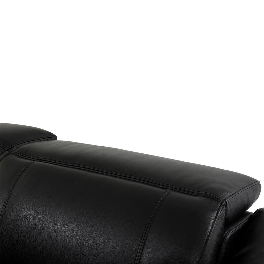 Austin Black Home Theater Leather Seating with 5PCS/2PWR  alternate image, 7 of 11 images.