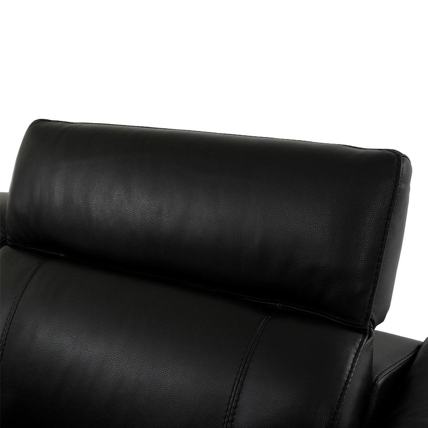Austin Black Leather Power Reclining Sectional with 5PCS/2PWR  alternate image, 5 of 8 images.
