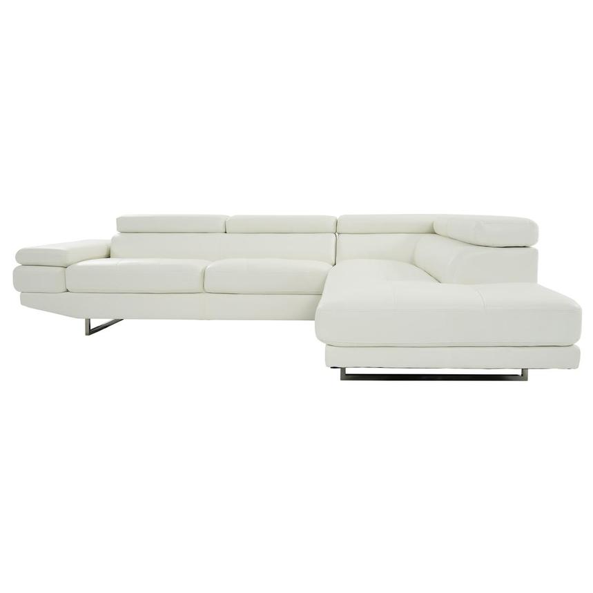 Tahoe White Corner Sofa w/Right Chaise  alternate image, 3 of 14 images.