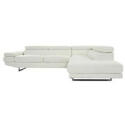Tahoe White Corner Sofa w/Right Chaise  alternate image, 3 of 14 images.