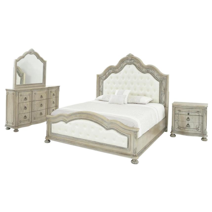 Granada Cream 4 Piece Queen Bedroom Set El Dorado Furniture