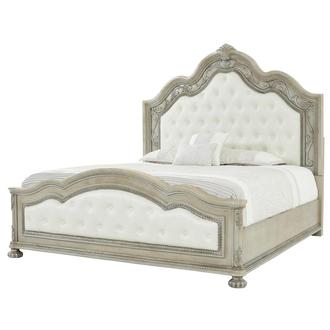 Granada Cream King Panel Bed