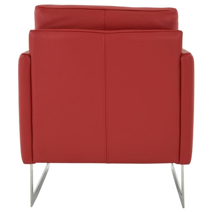 Coco Red Leather Accent Chair  alternate image, 4 of 8 images.