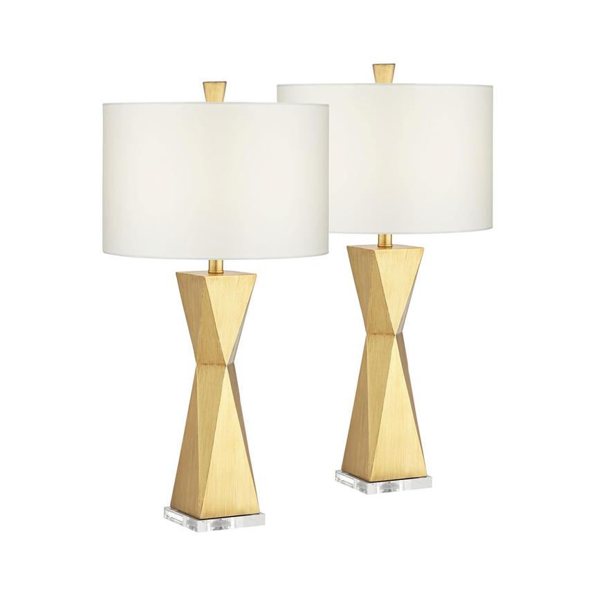 Genevieve Set of 2 Table Lamps  main image, 1 of 6 images.