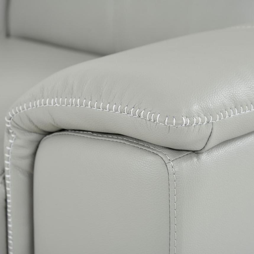Davis 2.0 Silver Leather Power Reclining Sofa  alternate image, 8 of 10 images.