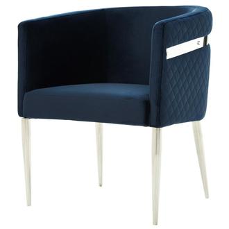 Anastasia Blue Accent Chair