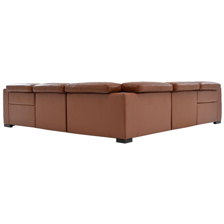 Gian Marco Tan Leather Power Reclining Sectional with 5PCS/2PWR  alternate image, 5 of 8 images.