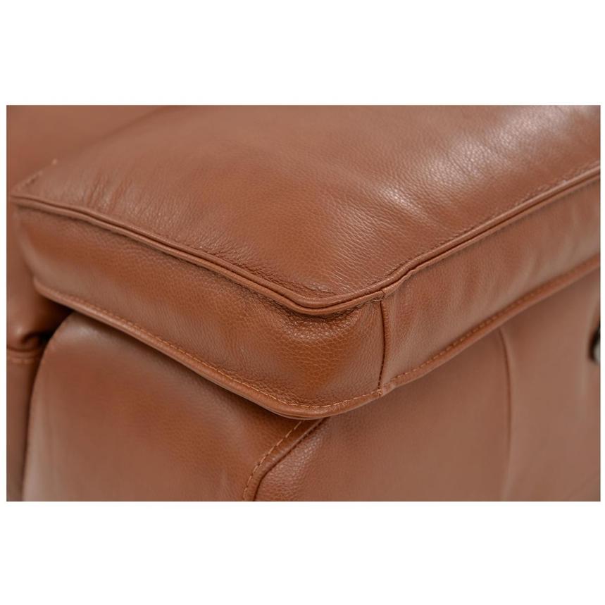Gian Marco Tan Leather Power Reclining Sectional with 5PCS/2PWR alternate image, 5 of 7 images.