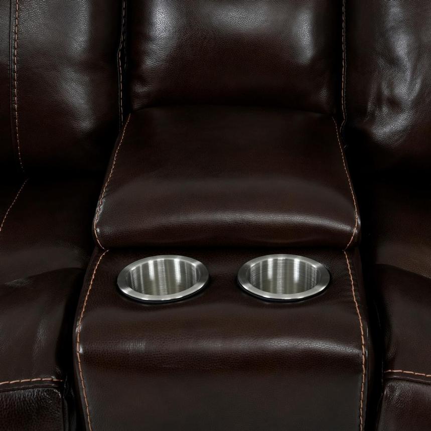Billy Joe Home Theater Leather Seating with 5PCS/3PWR  alternate image, 9 of 11 images.