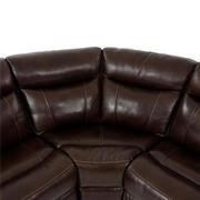 Billy Joe Leather Power Reclining Sectional with 6PCS/2PWR  alternate image, 7 of 11 images.