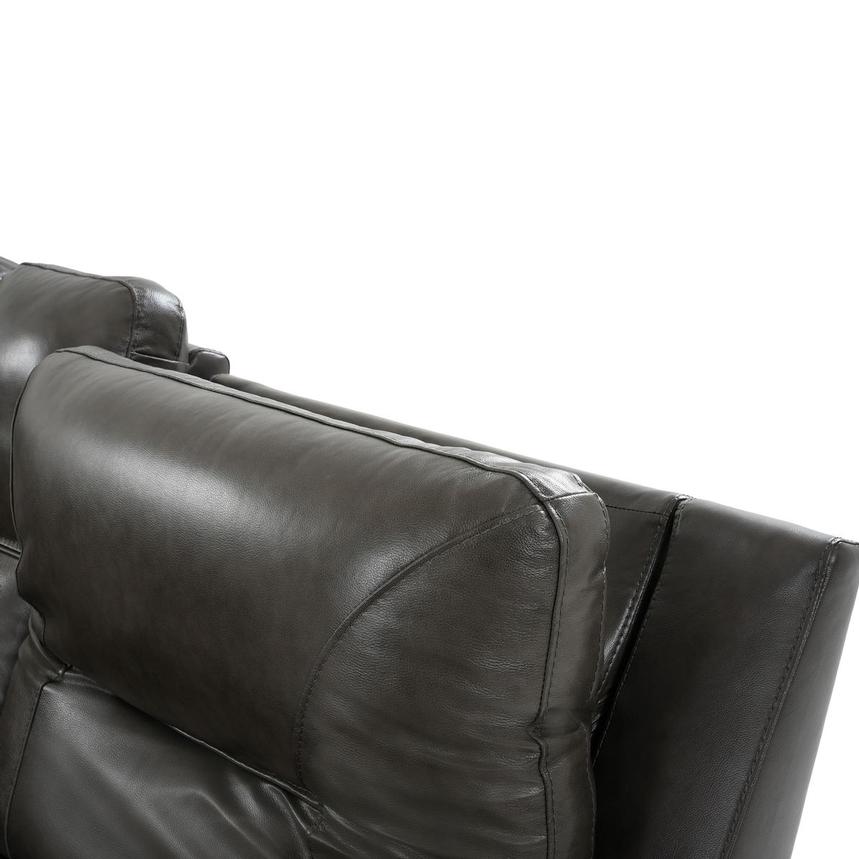 London Leather Power Reclining Sectional with 5PCS/2PWR  alternate image, 5 of 9 images.