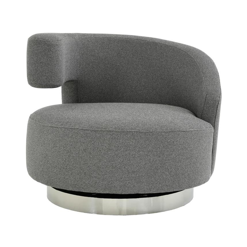 Okru Dark Gray Accent Chair  main image, 1 of 8 images.