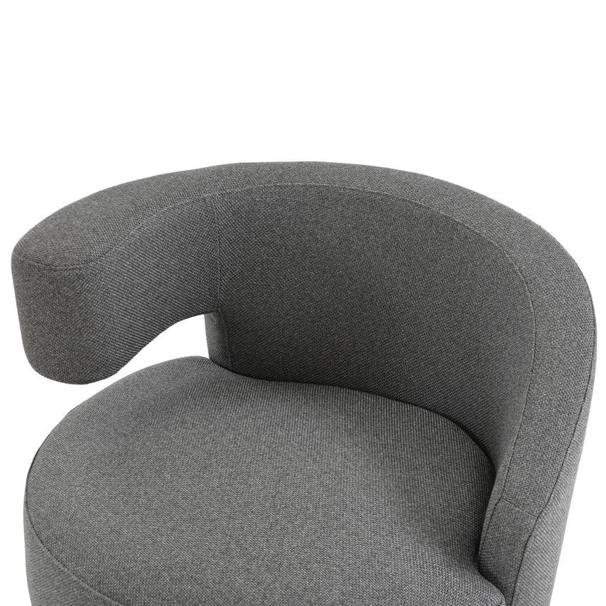Okru Dark Gray Accent Chair w/2 Pillows  alternate image, 6 of 11 images.