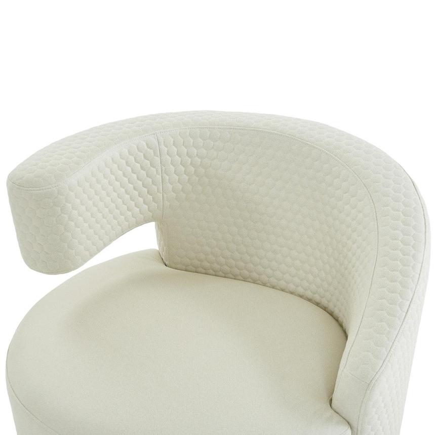 Okru II Cream Swivel Chair  alternate image, 6 of 9 images.
