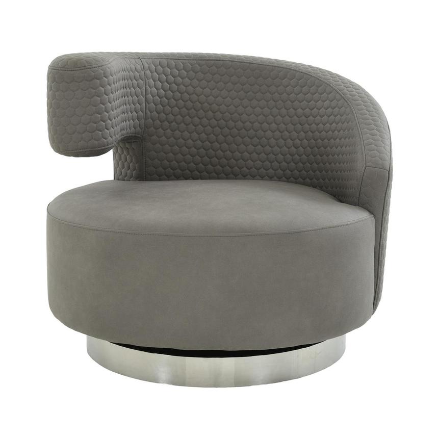 Okru II Light Gray Accent Chair w/2 Pillows  alternate image, 2 of 11 images.