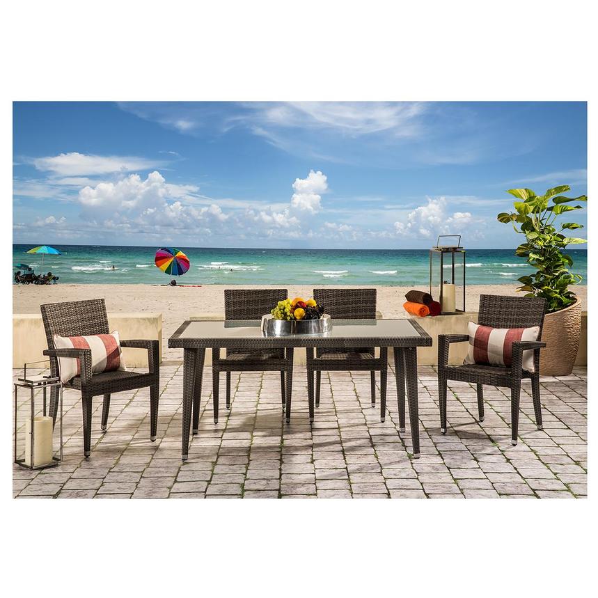 Neilina Brown 5-Piece Patio Set | El Dorado Furniture