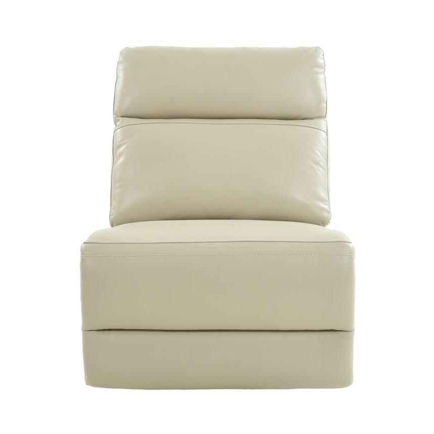 Benz Cream Armless Power Recliner  main image, 1 of 5 images.
