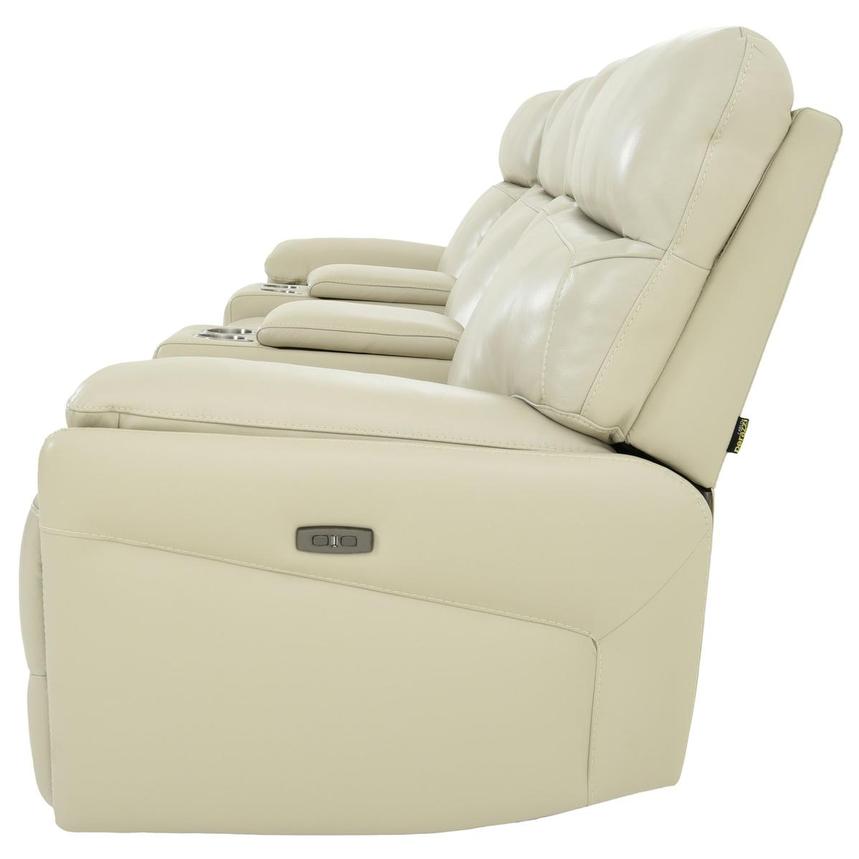 Benz Cream Home Theater Leather Seating with 5PCS/3PWR  alternate image, 4 of 12 images.