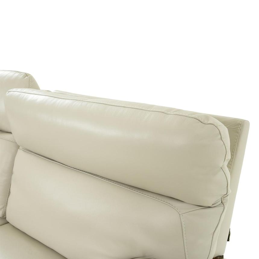 Benz Cream Leather Power Reclining Sectional with 5PCS/3PWR  alternate image, 6 of 9 images.