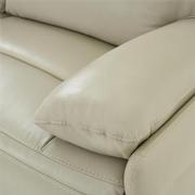 Benz Cream Leather Power Reclining Sectional with 6PCS/2PWR  alternate image, 7 of 11 images.