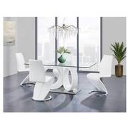 Stop 36/38 White 5-Piece Dining Set  alternate image, 3 of 12 images.