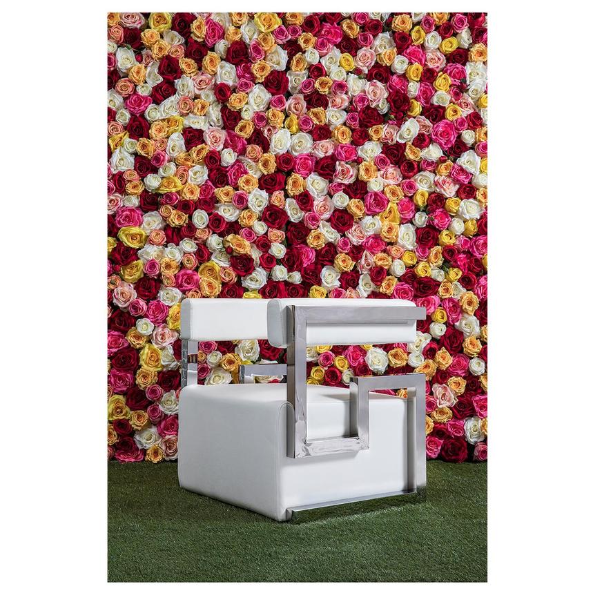 Versana White Accent Chair  alternate image, 2 of 5 images.
