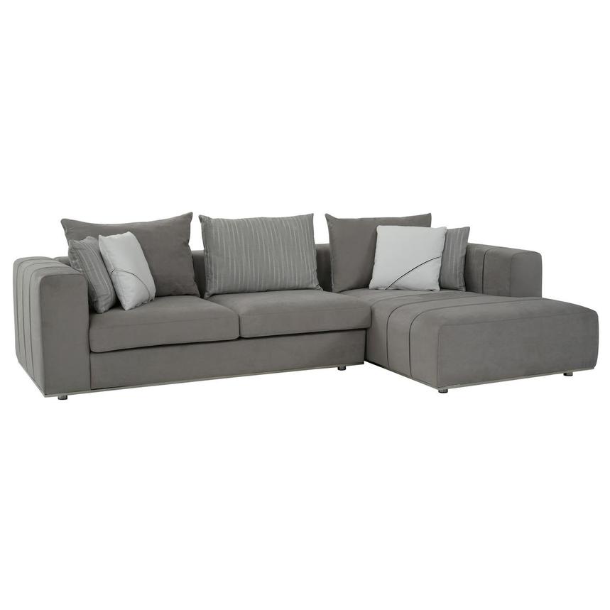 Silvia 2-Piece Sectional Sofa w/Right Chaise  alternate image, 2 of 11 images.