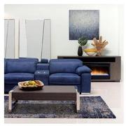 Karly Blue Power Reclining Sofa  alternate image, 2 of 12 images.