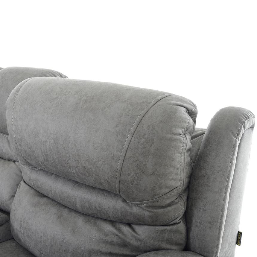 Dan Gray Power Reclining Sofa w/Console  alternate image, 6 of 13 images.