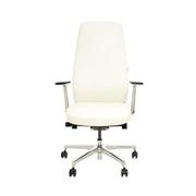 Pepe White High Back Desk Chair  main image, 1 of 10 images.