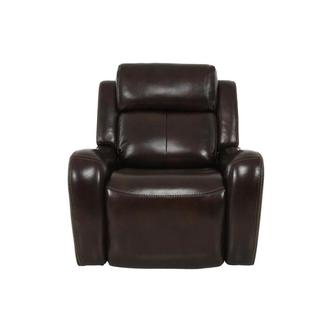 Jake Brown Leather Power Recliner