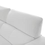 Charlette White Leather Power Reclining Sofa  alternate image, 8 of 15 images.