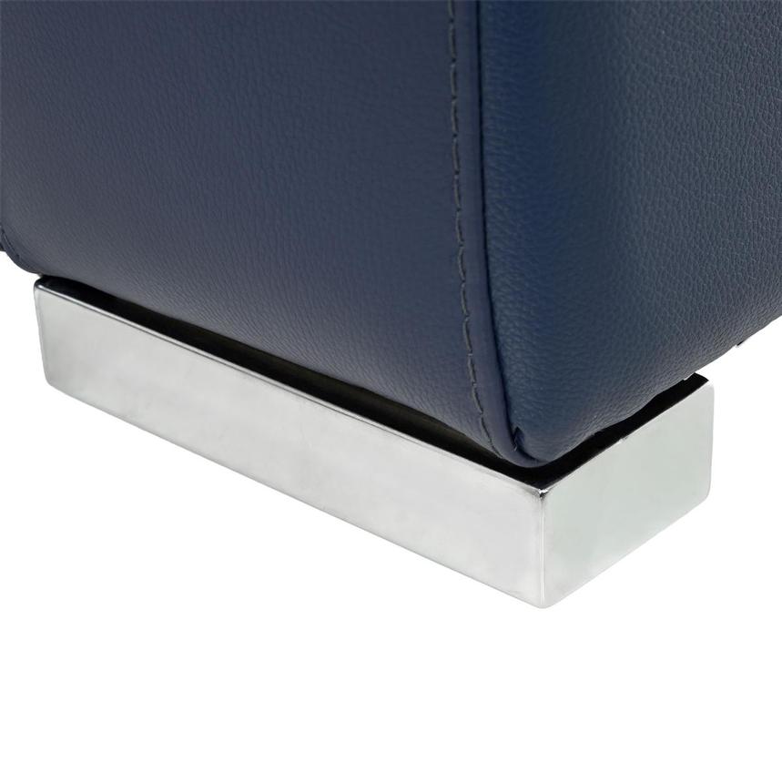 Charlie Blue Leather Power Reclining Sectional with 5PCS/3PWR alternate image, 10 of 11 images.