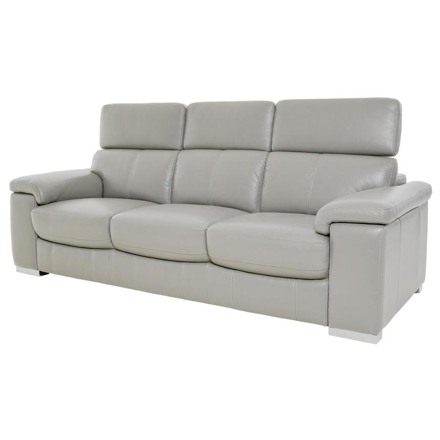 Charlie Light Gray Leather Sofa El Dorado Furniture Charlie Light Gray Leather Sofa El, Pembroke Leather Sofa
