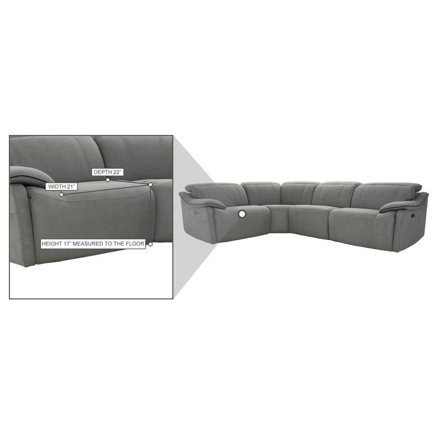 Dallas Power Reclining Sectional with 4PCS/2PWR  alternate image, 9 of 9 images.