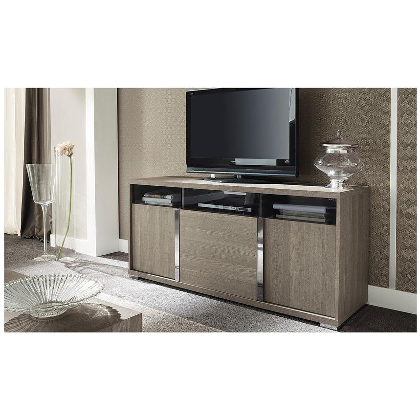 Tivo Gray TV Stand El Dorado Furniture