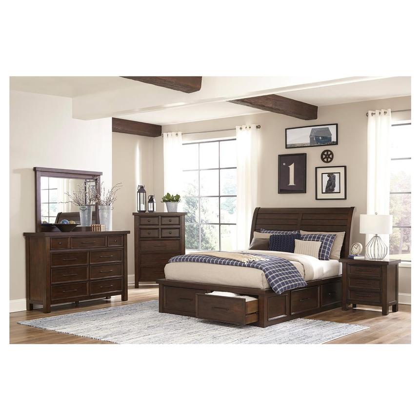 Justin Brown 4-Piece King Bedroom Set  alternate image, 2 of 7 images.