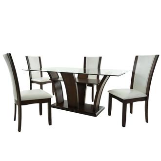 Brooks White Side Chair El Dorado Furniture