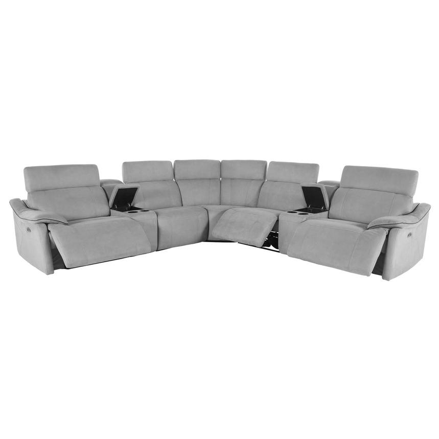 Dallas Power Reclining Sectional with 7PCS/3PWR  alternate image, 3 of 7 images.