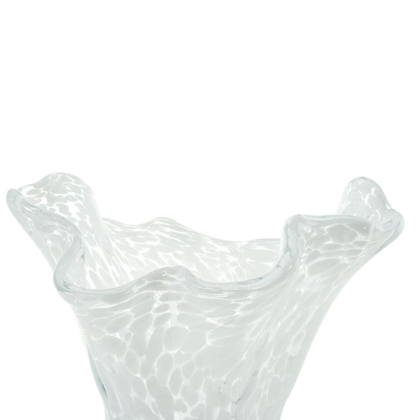 Brianna White Glass Vase  alternate image, 4 of 5 images.