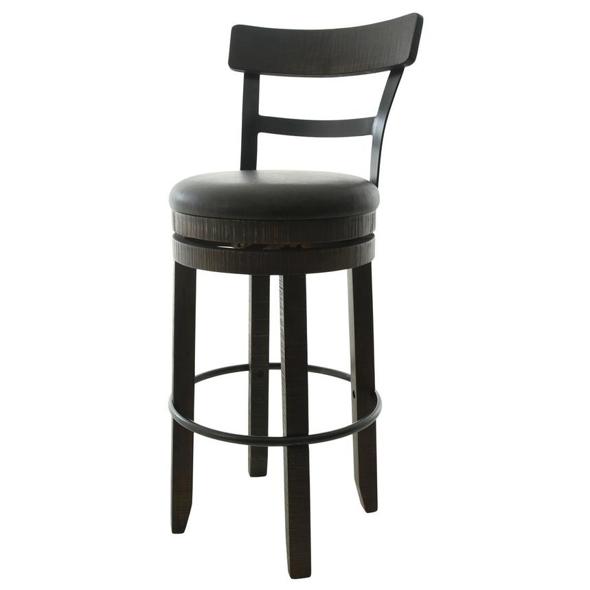 Homestead Dark Brown Swivel Bar Stool  alternate image, 2 of 8 images.