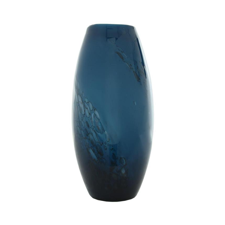 Splash Blue Large Glass Vase | El Dorado Furniture