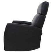 Lucca Black Leather Power Glider Recliner  alternate image, 4 of 10 images.