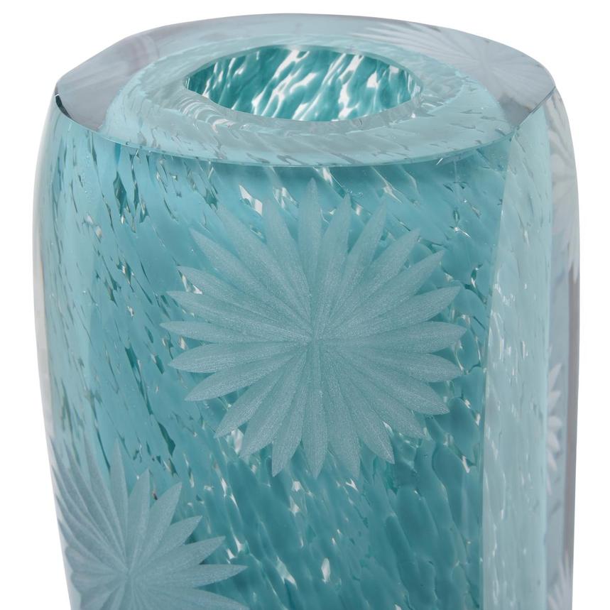 Cloe Turquoise Glass Vase  alternate image, 4 of 5 images.