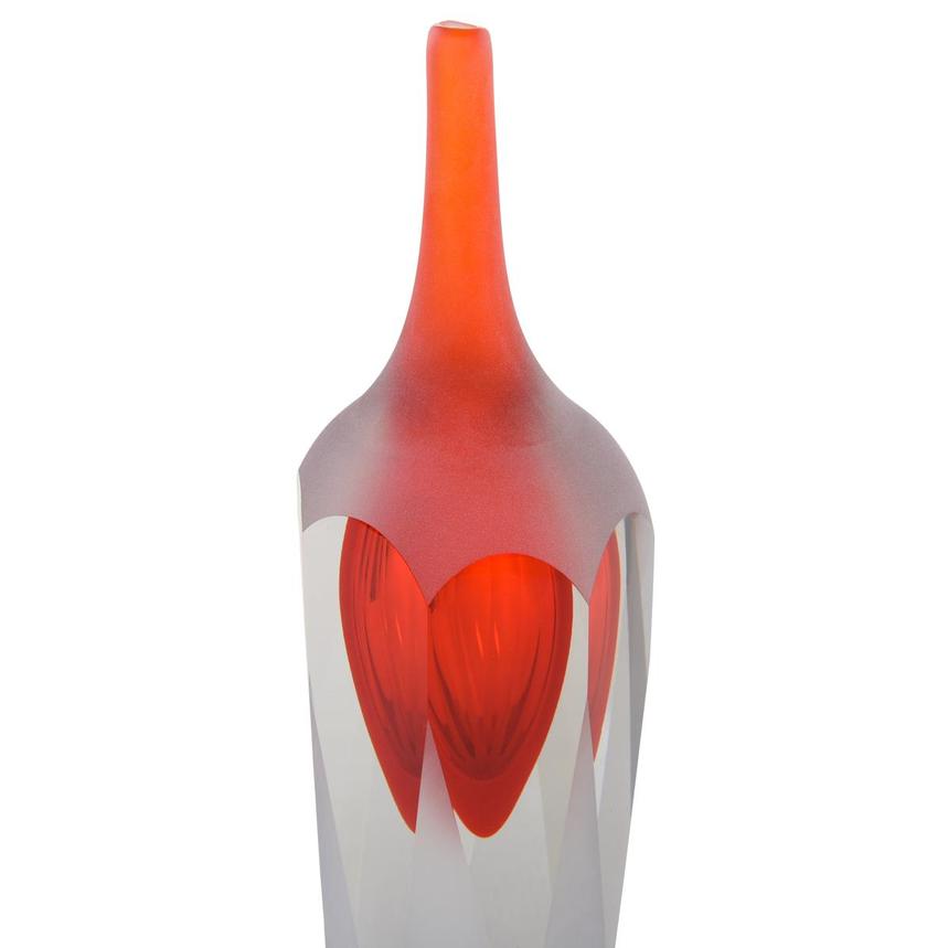 Mily Orange Glass Vase  alternate image, 4 of 5 images.